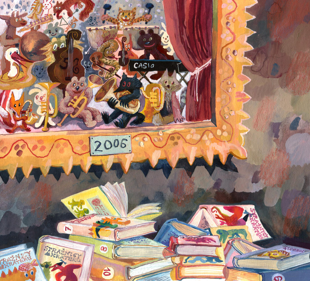 Ala Flora / 2020 / Zawiesina / graduation project / gouache book illustration