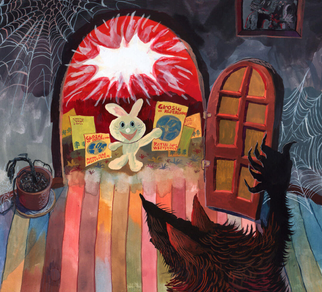 Ala Flora / 2020 / Zawiesina / graduation project / gouache book illustration