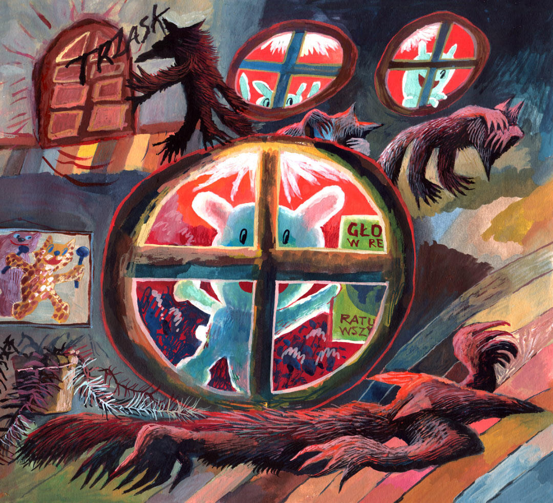 Ala Flora / 2020 / Zawiesina / graduation project / gouache book illustration