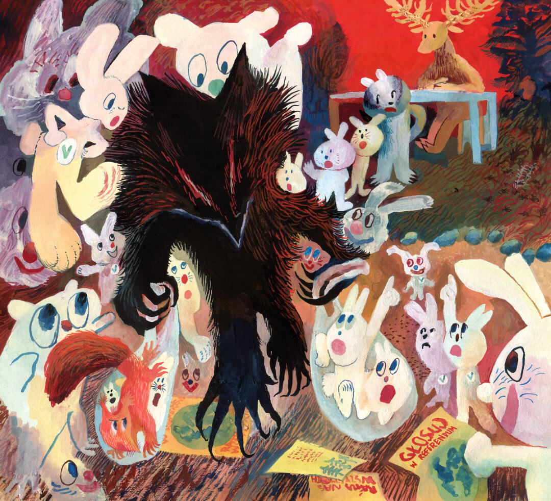 Ala Flora / 2020 / Zawiesina / graduation project / gouache book illustration